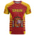 Custom Spain Coat Of Arms T Shirt Sport Style - Wonder Print Shop