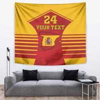 Custom Spain Coat Of Arms Tapestry Sport Style - Wonder Print Shop