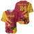 Custom Spain Aggressive Fighting Bull Baseball Jersey With Carnation Flowers - Wonder Print Shop