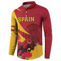 Custom Spain Aggressive Fighting Bull Button Sweatshirt With Carnation Flowers - Wonder Print Shop