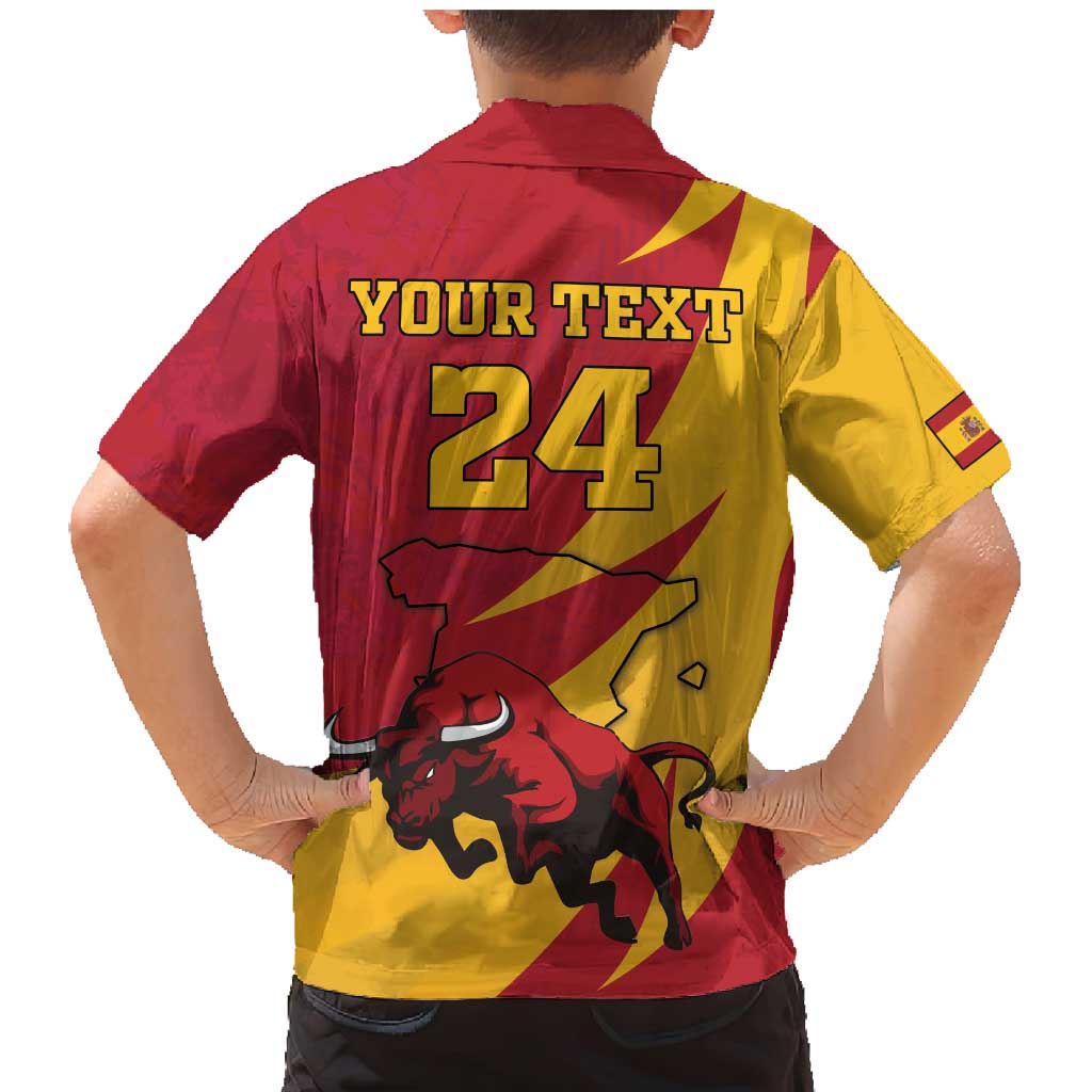 Custom Spain Aggressive Fighting Bull Family Matching Mermaid Dress and Hawaiian Shirt With Carnation Flowers - Wonder Print Shop