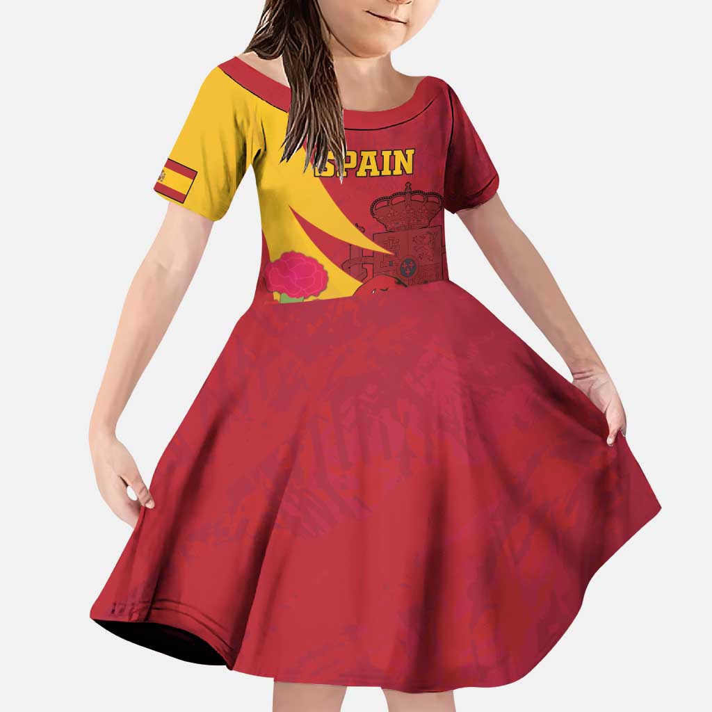 Custom Spain Aggressive Fighting Bull Family Matching Puletasi and Hawaiian Shirt With Carnation Flowers - Wonder Print Shop