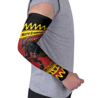 Merry Krampus Germany Arm Sleeves Frohe Weihnachten - Wonder Print Shop