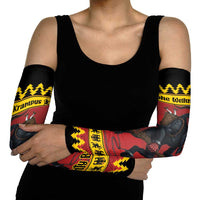 Merry Krampus Germany Arm Sleeves Frohe Weihnachten - Wonder Print Shop