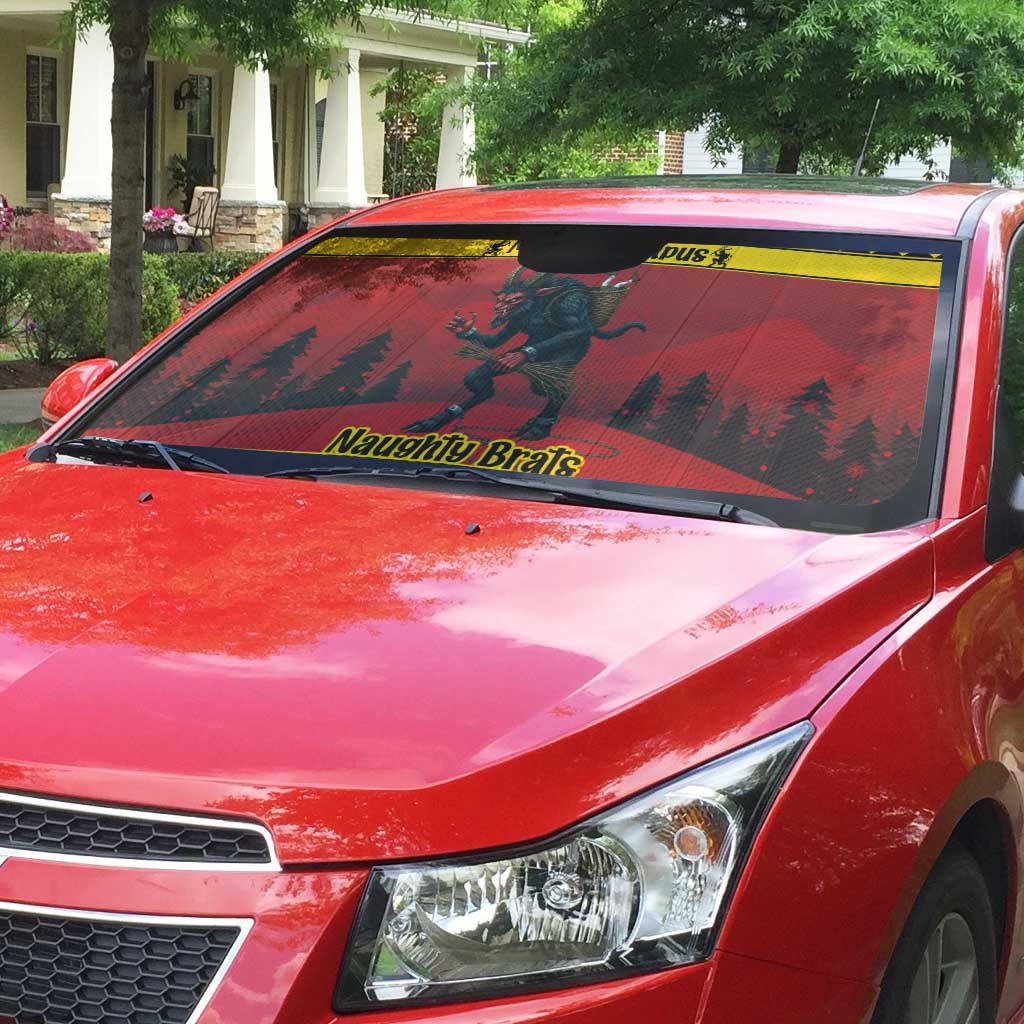 Merry Krampus Germany Auto Sun Shade Frohe Weihnachten - Wonder Print Shop