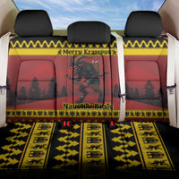 Merry Krampus Germany Back Car Seat Cover Frohe Weihnachten - Wonder Print Shop