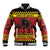 Merry Krampus Germany Baseball Jacket Frohe Weihnachten - Wonder Print Shop