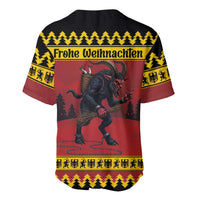 Merry Krampus Germany Baseball Jersey Frohe Weihnachten - Wonder Print Shop