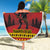 Merry Krampus Germany Beach Blanket Frohe Weihnachten - Wonder Print Shop