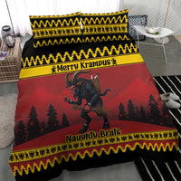 Merry Krampus Germany Bedding Set Frohe Weihnachten - Wonder Print Shop