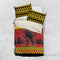 Merry Krampus Germany Bedding Set Frohe Weihnachten - Wonder Print Shop