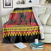 Merry Krampus Germany Blanket Frohe Weihnachten - Wonder Print Shop