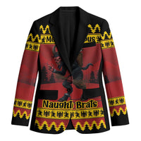 Merry Krampus Germany Blazer Frohe Weihnachten - Wonder Print Shop