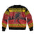 Merry Krampus Germany Bomber Jacket Frohe Weihnachten - Wonder Print Shop