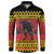 Merry Krampus Germany Button Sweatshirt Frohe Weihnachten - Wonder Print Shop