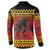 Merry Krampus Germany Button Sweatshirt Frohe Weihnachten - Wonder Print Shop