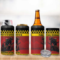 Merry Krampus Germany 4 in 1 Can Cooler Tumbler Frohe Weihnachten - Wonder Print Shop