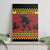 Merry Krampus Germany Canvas Wall Art Frohe Weihnachten - Wonder Print Shop