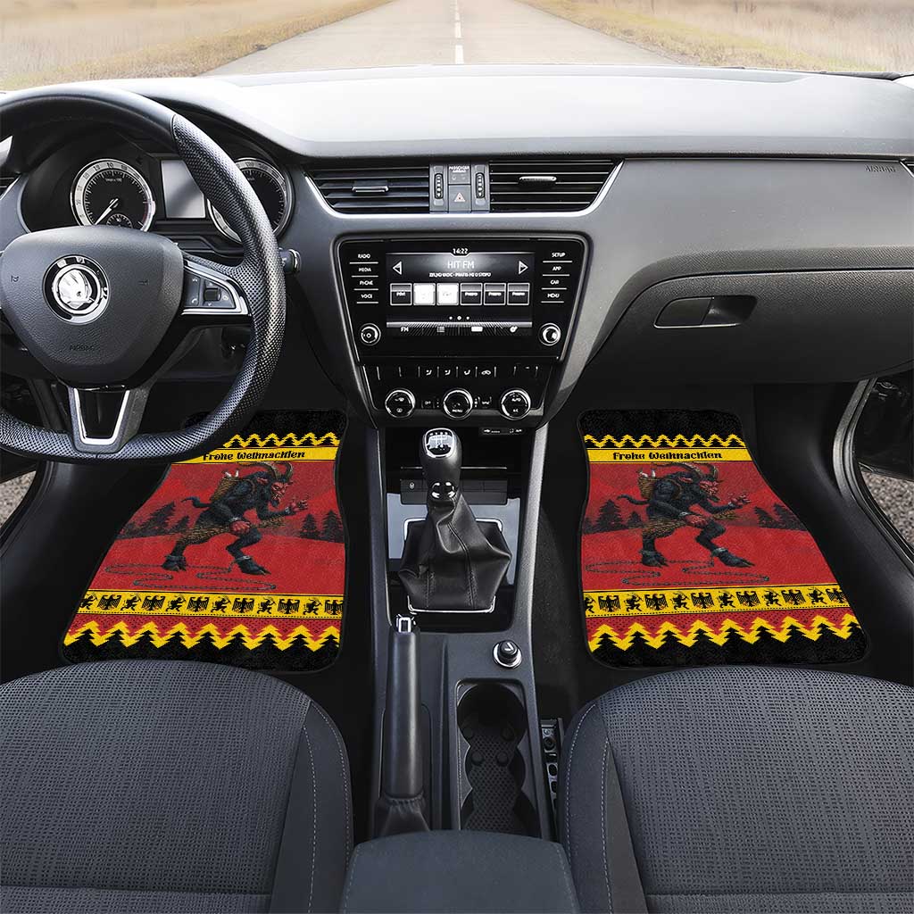 Merry Krampus Germany Car Mats Frohe Weihnachten - Wonder Print Shop