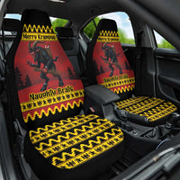 Merry Krampus Germany Car Seat Cover Frohe Weihnachten - Wonder Print Shop
