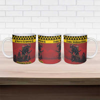 Merry Krampus Germany Ceramic Mug Frohe Weihnachten - Wonder Print Shop
