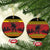 Merry Krampus Germany Ceramic Ornament Frohe Weihnachten - Wonder Print Shop