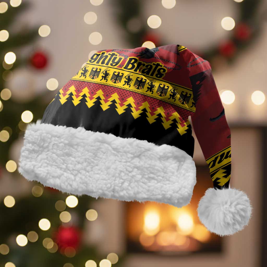 Merry Krampus Germany Christmas Santa Hat Frohe Weihnachten - Wonder Print Shop
