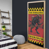 Merry Krampus Germany Door Cover Frohe Weihnachten - Wonder Print Shop