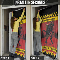Merry Krampus Germany Door Cover Frohe Weihnachten - Wonder Print Shop