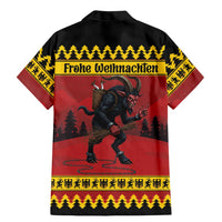 Merry Krampus Germany Family Matching Mermaid Dress and Hawaiian Shirt Frohe Weihnachten - Wonder Print Shop