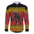 Merry Krampus Germany Family Matching Off The Shoulder Long Sleeve Dress and Hawaiian Shirt Frohe Weihnachten - Wonder Print Shop