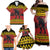 Merry Krampus Germany Family Matching Off Shoulder Maxi Dress and Hawaiian Shirt Frohe Weihnachten - Wonder Print Shop