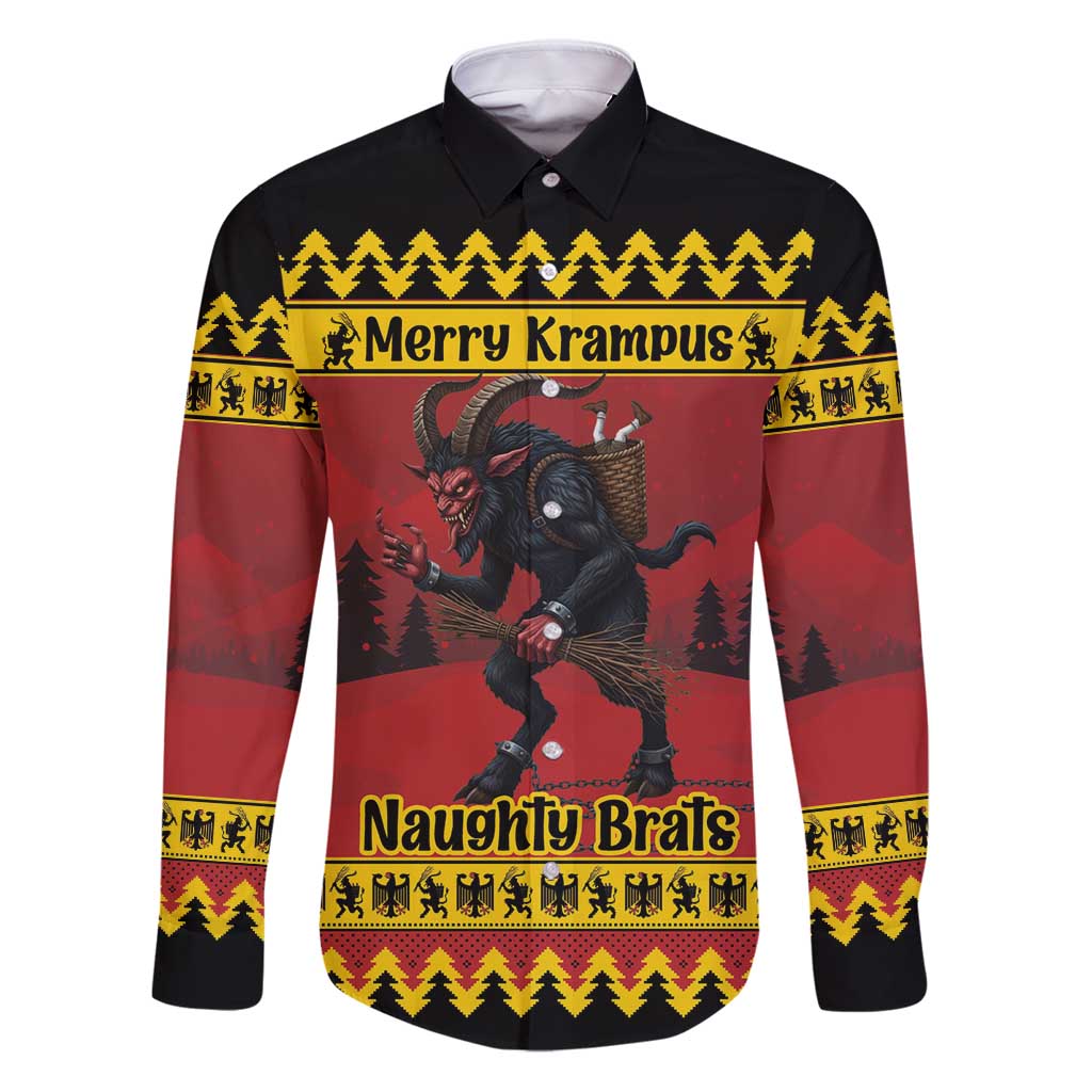 Merry Krampus Germany Family Matching Puletasi and Hawaiian Shirt Frohe Weihnachten - Wonder Print Shop