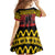 Merry Krampus Germany Family Matching Short Sleeve Bodycon Dress and Hawaiian Shirt Frohe Weihnachten - Wonder Print Shop