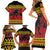 Merry Krampus Germany Family Matching Short Sleeve Bodycon Dress and Hawaiian Shirt Frohe Weihnachten - Wonder Print Shop