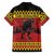 Merry Krampus Germany Family Matching Short Sleeve Bodycon Dress and Hawaiian Shirt Frohe Weihnachten - Wonder Print Shop