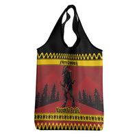 Merry Krampus Germany Grocery Bag Frohe Weihnachten - Wonder Print Shop