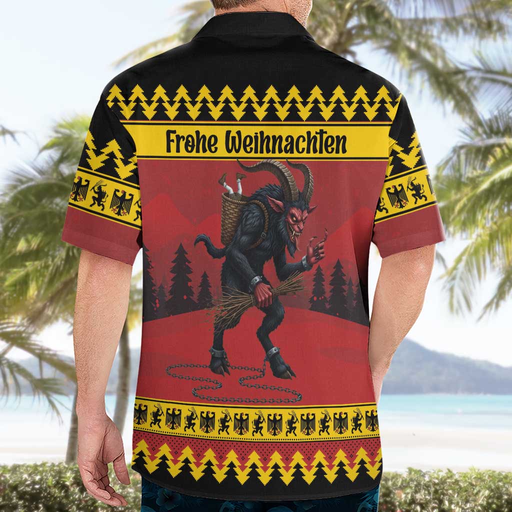 Merry Krampus Germany Hawaiian Shirt Frohe Weihnachten - Wonder Print Shop