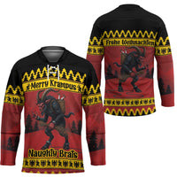 Merry Krampus Germany Hockey Jersey Frohe Weihnachten - Wonder Print Shop