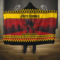 Merry Krampus Germany Hooded Blanket Frohe Weihnachten - Wonder Print Shop