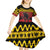 Merry Krampus Germany Kid Short Sleeve Dress Frohe Weihnachten - Wonder Print Shop
