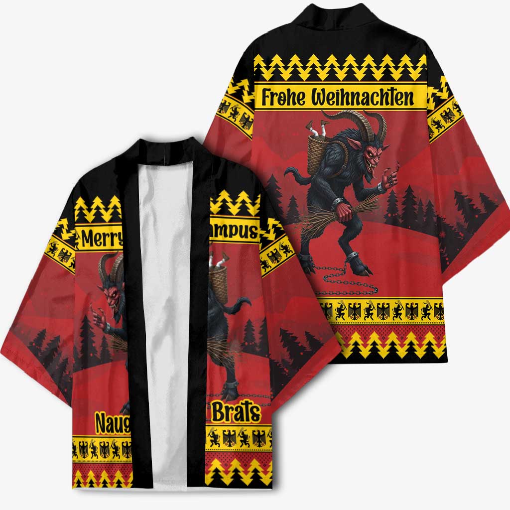 Merry Krampus Germany Kimono Frohe Weihnachten - Wonder Print Shop