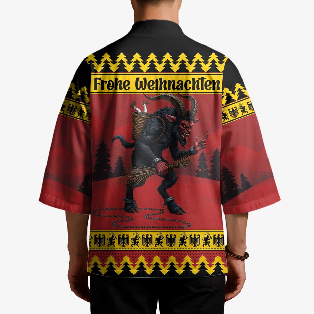 Merry Krampus Germany Kimono Frohe Weihnachten - Wonder Print Shop