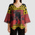 Merry Krampus Germany Kimono Sleeve Blouse Frohe Weihnachten - Wonder Print Shop