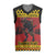 Merry Krampus Germany Christmas Knitted V-Neck Vest Frohe Weihnachten - Wonder Print Shop