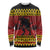 Merry Krampus Germany Long Sleeve Shirt Frohe Weihnachten - Wonder Print Shop