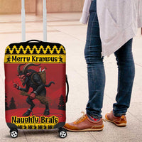 Merry Krampus Germany Luggage Cover Frohe Weihnachten - Wonder Print Shop