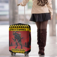 Merry Krampus Germany Luggage Cover Frohe Weihnachten - Wonder Print Shop