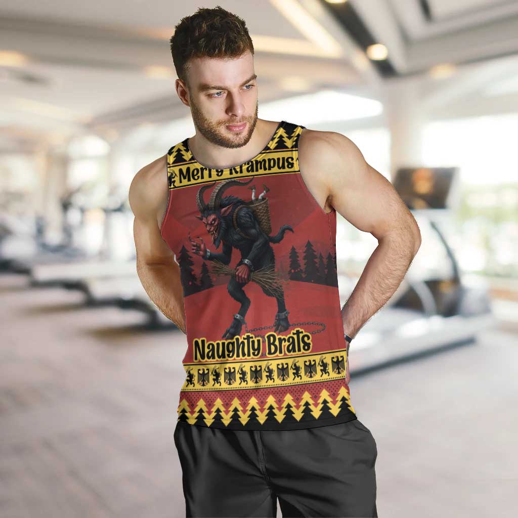 Merry Krampus Germany Men Tank Top Frohe Weihnachten - Wonder Print Shop