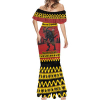 Merry Krampus Germany Mermaid Dress Frohe Weihnachten - Wonder Print Shop